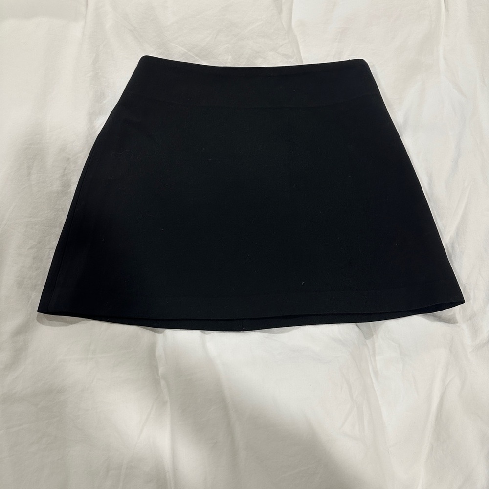 Zara Black A Line Mini Skirt